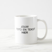 Voeg je eigen tekst of afbeelding toe - koffie mokken