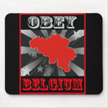 Voer België uit Muis Mat
