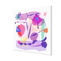 Voetstappen Gallerij Wrap Canvas