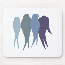 Vögel birds mousepad