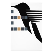 Vogeltje Aangepast Briefpapier