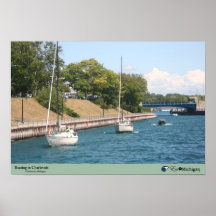 Voiliers dans Charveloix - Charlevoix, MI Posters