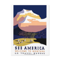 Voir l'Amérique - accueil vers le Montana