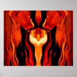 Voir les spiritueux en flammes - les motifs curati poster