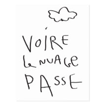 voire le nuage passe carte postale
