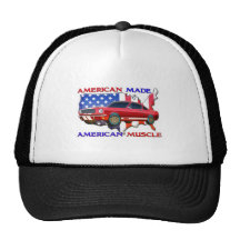 Voiture américaine de muscle casquette