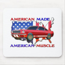 Voiture américaine de muscle tapis de souris