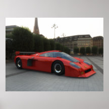 Voiture de concept de l'Althea X2 GTS - ROUGE - GR Poster