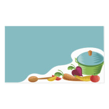 voiture de mélange culinaire d'affaires de légume  modèles de cartes de visite