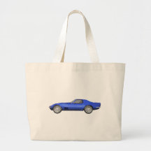 Voiture de sport 1970 de Corvette : Finition bleue Sacs Fourre-tout