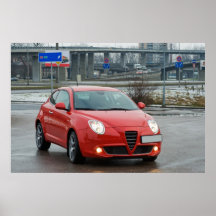 Voiture de ville affiches