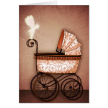 Voiture d'enfant carte de vœux