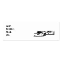 Voitures - course - carte de visite