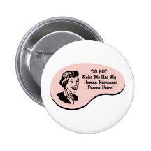 Voix de personne de ressources humaines pin's