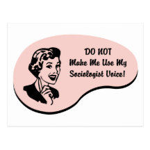 Voix de sociologue cartes postales
