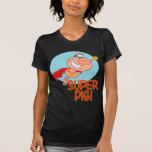 vol superbe de porc de super héros de porc t-shirts