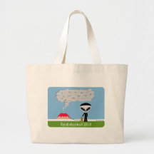 Volcan de l'Islande Fourre-tout 2010 Sac De Toile
