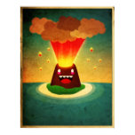Volcan heureux posters