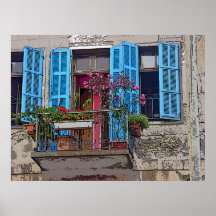 Volets bleus posters