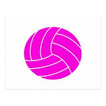 Volleyball rose cartes postales