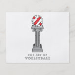 volleyball sur un piédestal prospectus personnalisés