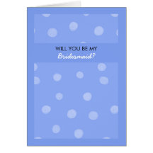 Volonté bleue peinte de points vous soyez ma carte