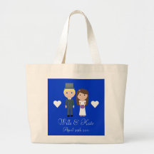 Volontés royales de mariage et bande dessinée mign sacs en toile