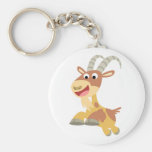 Vont la chèvre ! ! (chèvre mignonne de bande dessi porte-clés