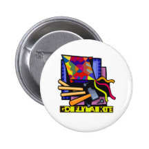 Vont la mouche un cerf-volant 5 badge avec épingle