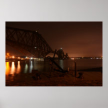 Vooruit het Poster van de Brug van het Spoor