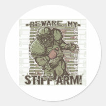 Voorzichtig zijn Mijn Stijf Wapen! Sticker