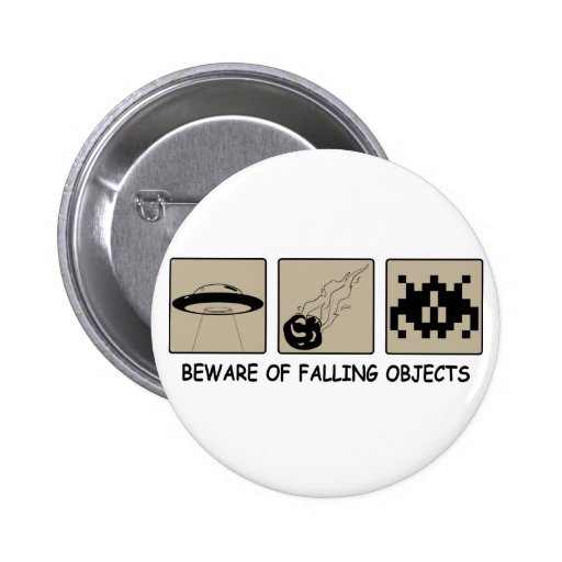 Voorzichtig zijn van de Dalende Knoop van Objecten Buttons
