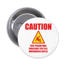 Voorzichtigheid Speldbutton