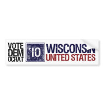 Vote Démocrate en 2010 - le Wisconsin vintage