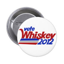 Vote pour l'humour 2012 d'élection de whiskey badge