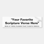 Votre écriture sainte préférée de bible ici adhésifs pour voiture