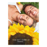 Votre faire-part de mariage de photo avec le tourn