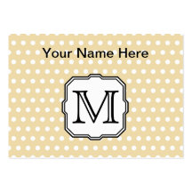 Votre lettre. Monogramme fait sur commande. Point  Cartes De Visite Personnelles