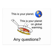 Votre planète - carte postale