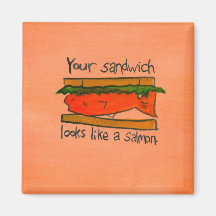 Votre sandwich ressemble à un saumon magnets
