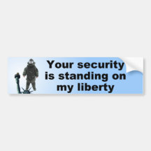 Votre sécurité sur ma liberté adhésif pour voiture
