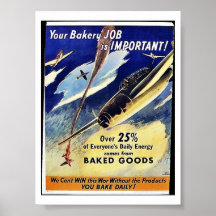 Votre travail de boulangerie est important, pâtiss posters