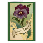 Vôtres cardent pour toujours carte de vœux
