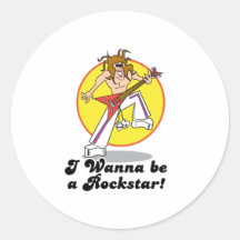 voulez être un rockstar adhésifs