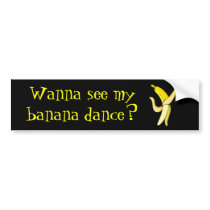 Voulez voir ma banane danser ? Adhésif pour pare-c