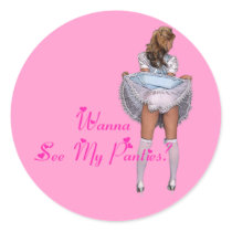 Voulez voir mes culottes ? Autocollants