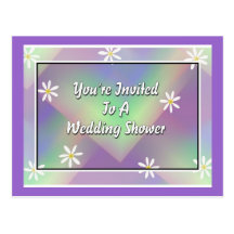 Vous êtes invités à un wedding shower cartes postales