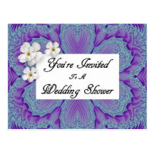 Vous êtes invités à un wedding shower carte postale