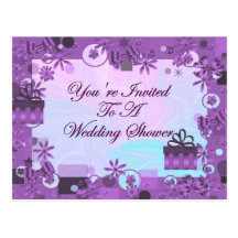 Vous êtes invités à un wedding shower cartes postales