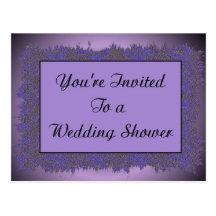 Vous êtes invités à un wedding shower cartes postales